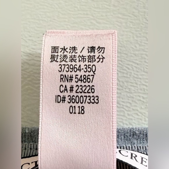 Victoria’s Secret “Love” Graphic Crew Neck T-Shirt With Short Cuffed Sleeves - Picture 9 of 9